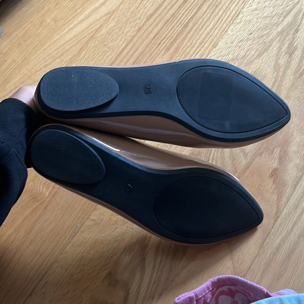 Madden girl patent nude pointed toe flats - Picture 4 of 5